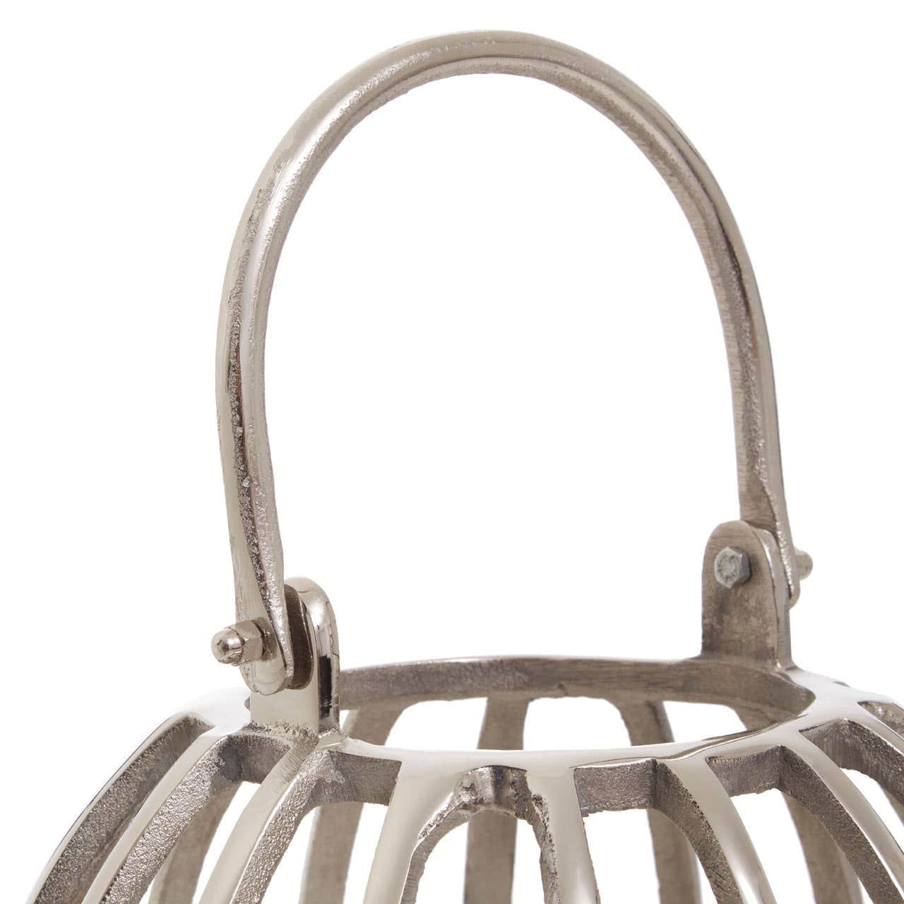 Aura Small Silver Finish Lantern - Image 5