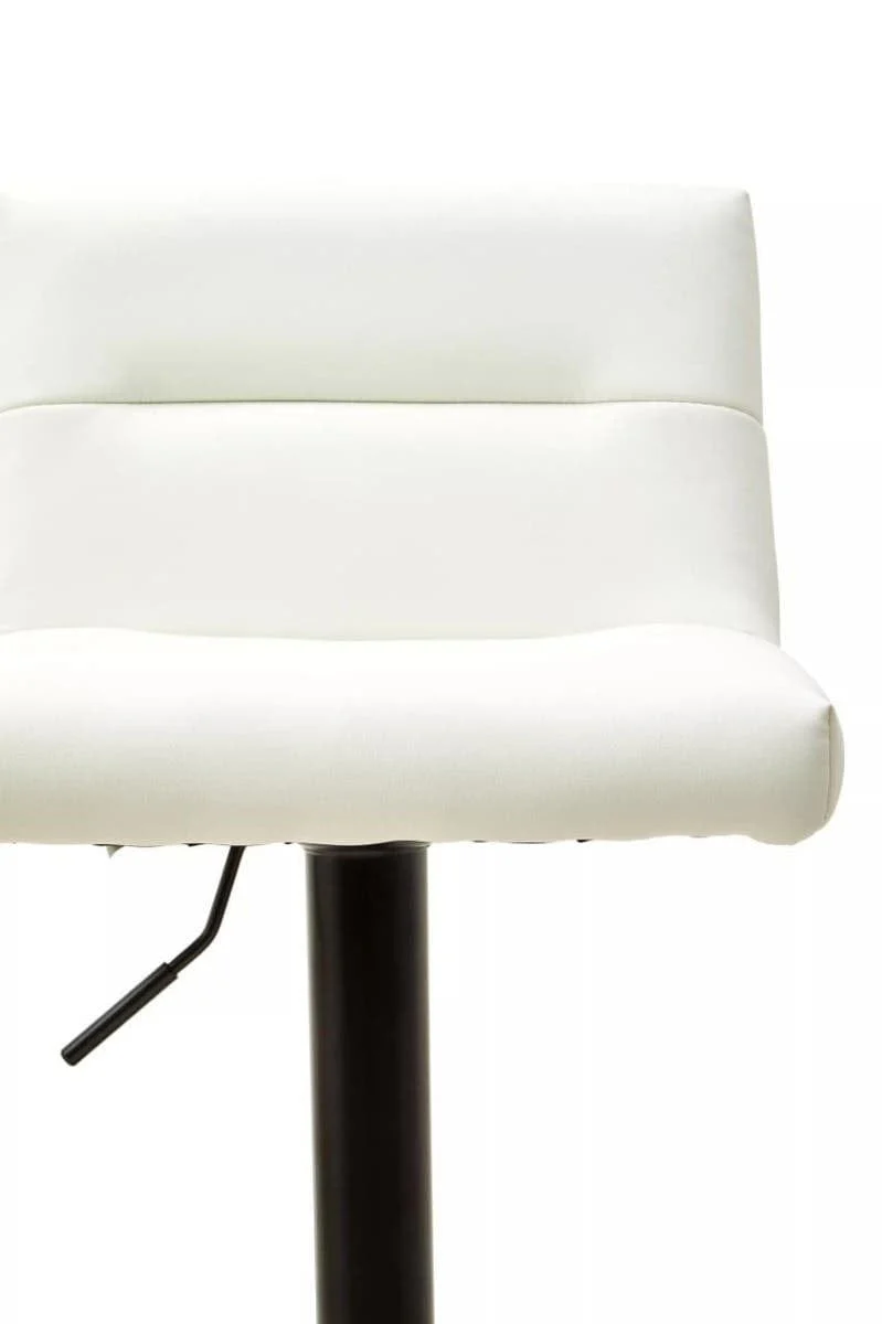 Baina White Leather Effect Bar Stool - Image 5