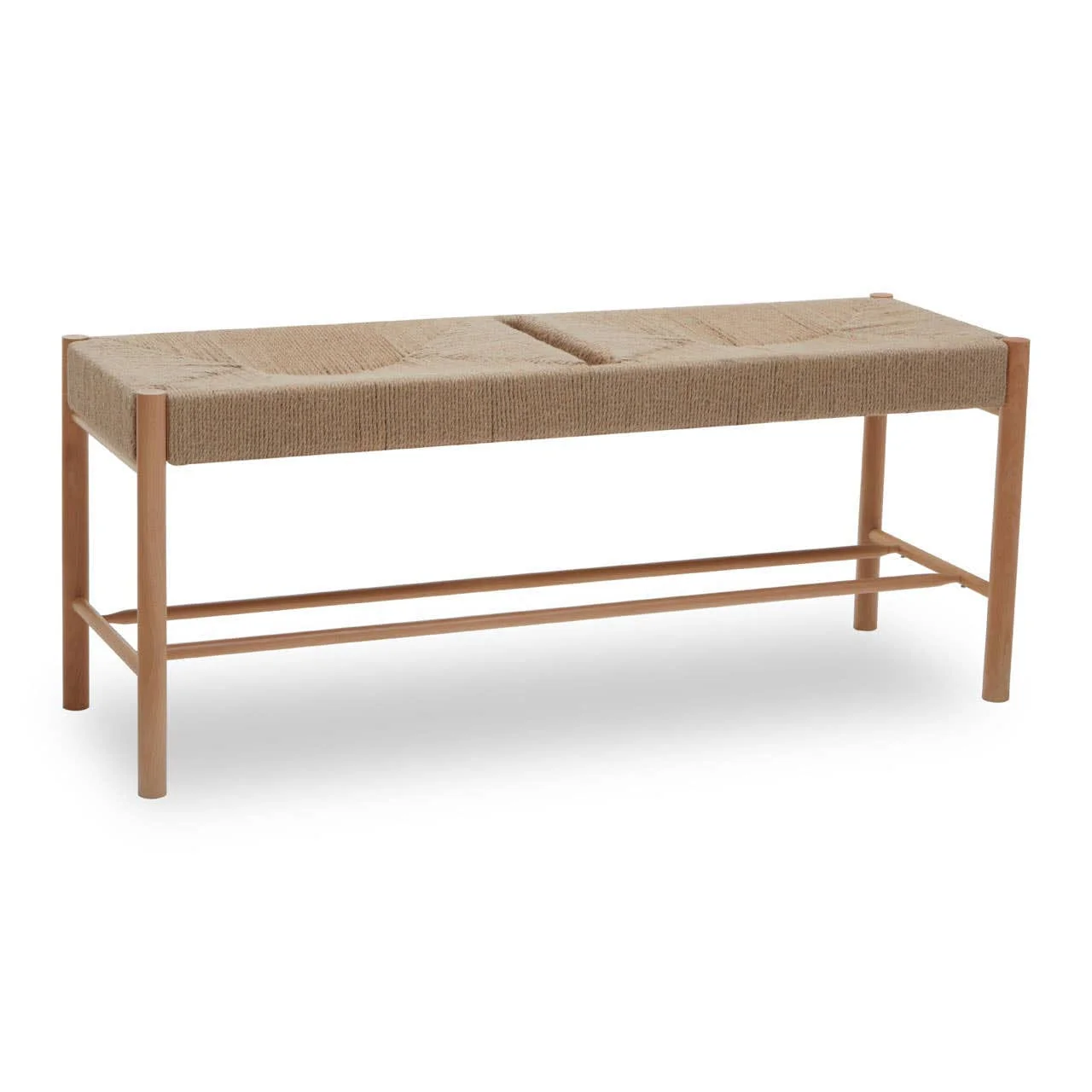 Bandar Natural Rope and Beechwood Bench - Image 2