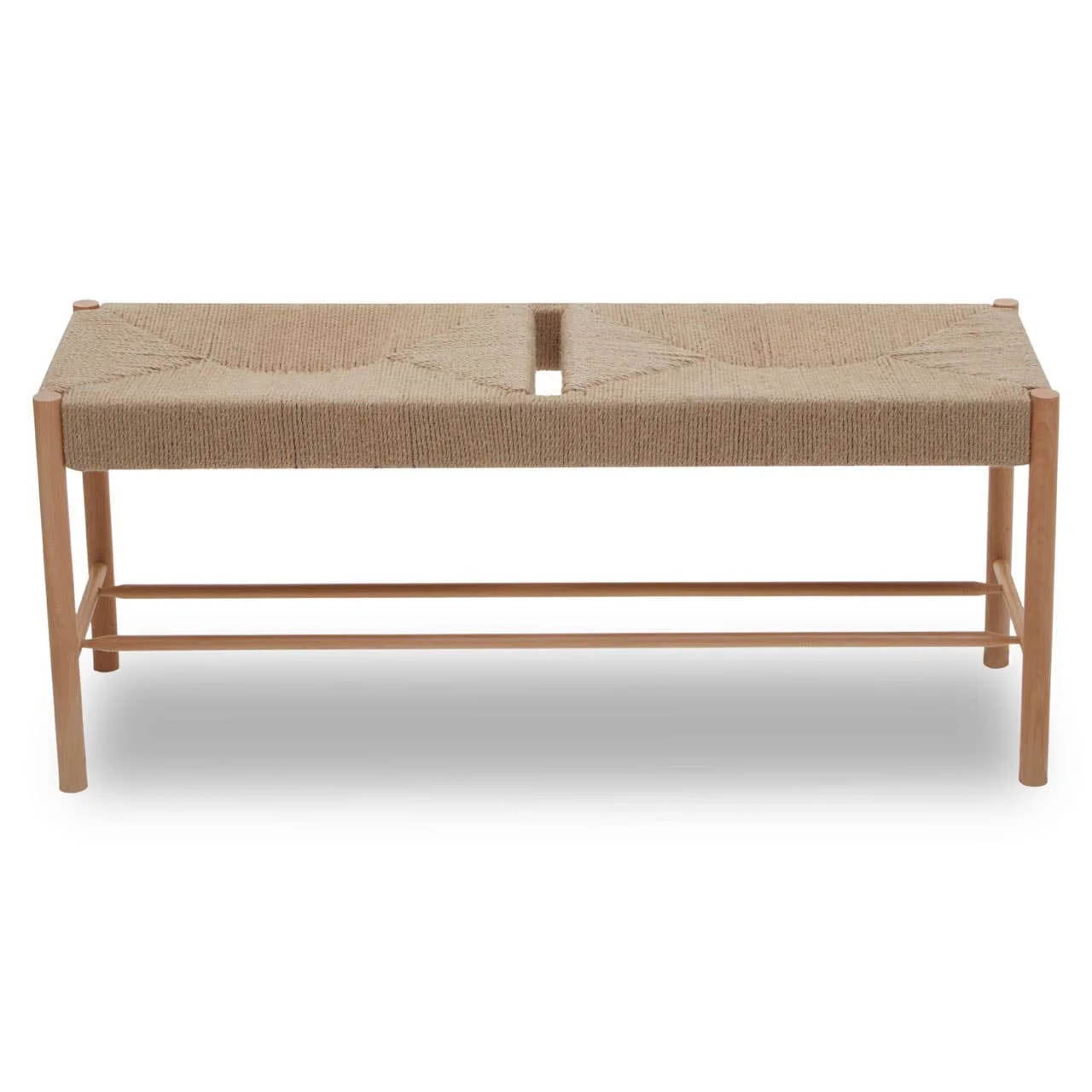Bandar Natural Rope and Beechwood Bench - Image 3
