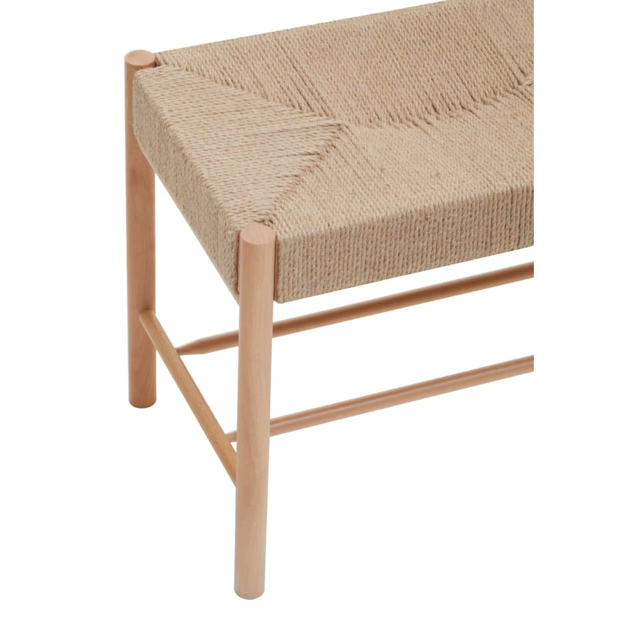 Bandar Natural Rope and Beechwood Bench - Image 6