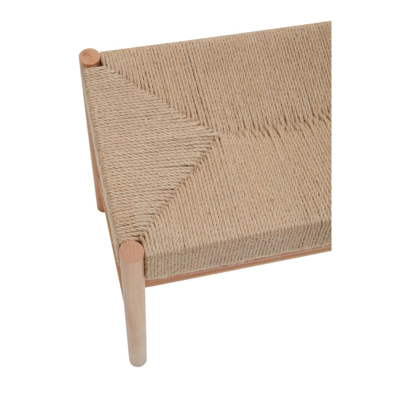 Bandar Natural Rope and Beechwood Bench - Image 7