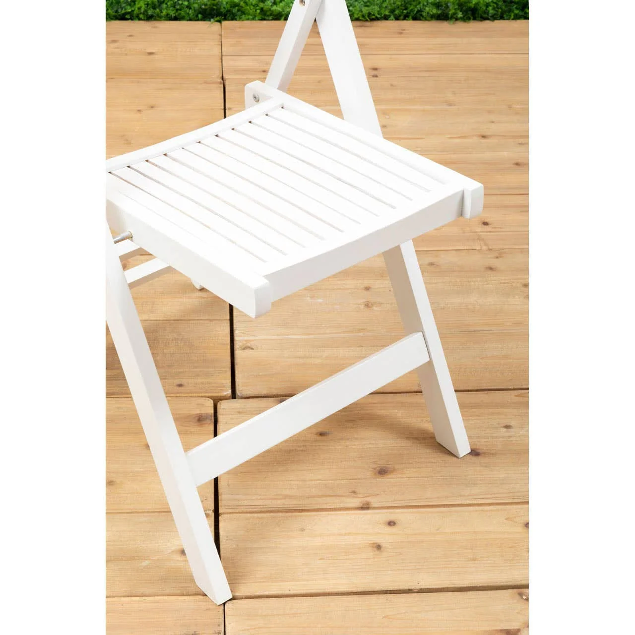 Beauport White Wood Folding Chair - Image 14