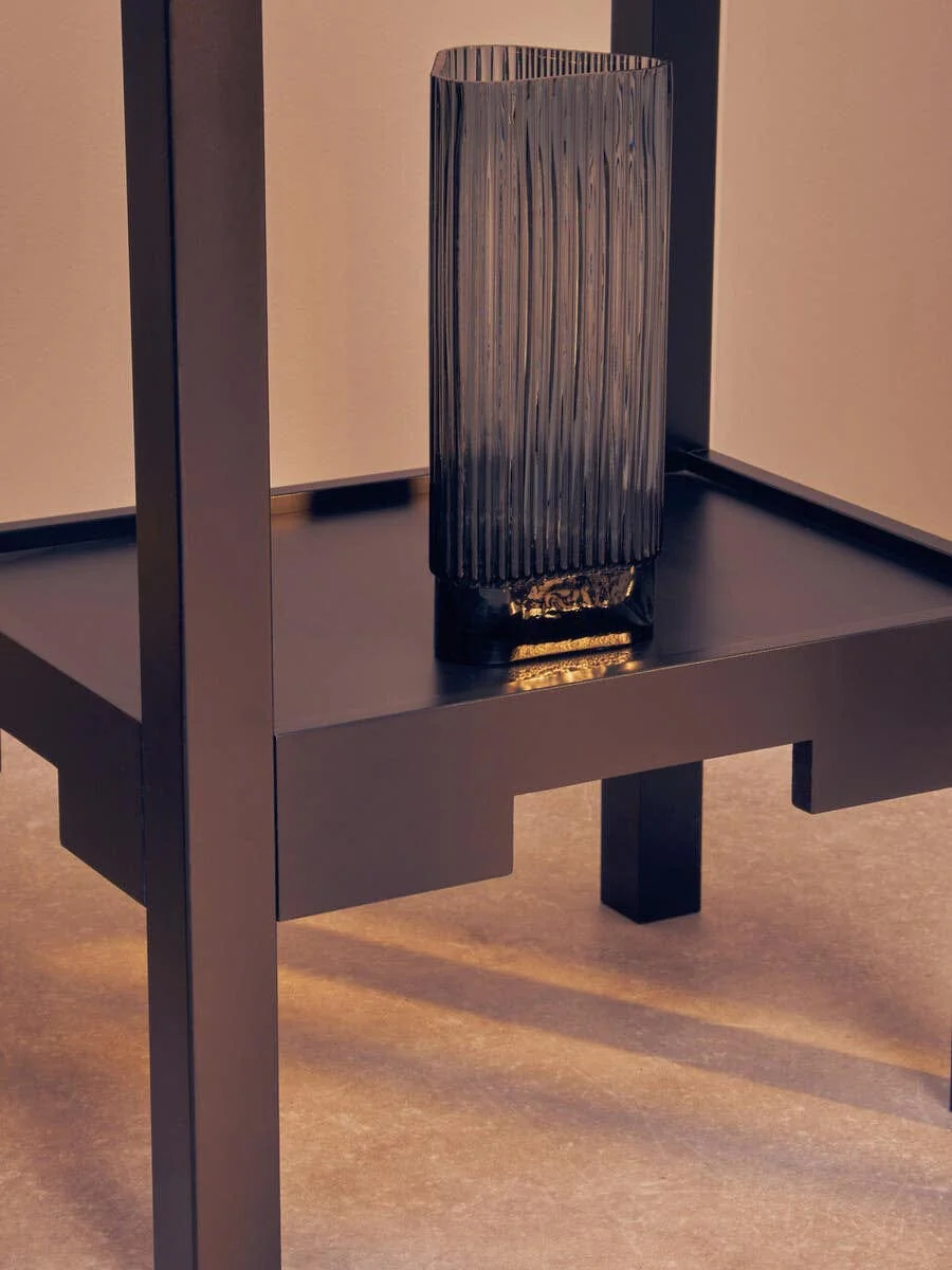 Benka Small Grey Glass Vase - Image 10