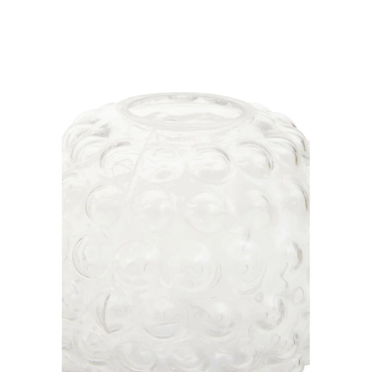 Bolla Large Round Clear Glass Vase - Image 4