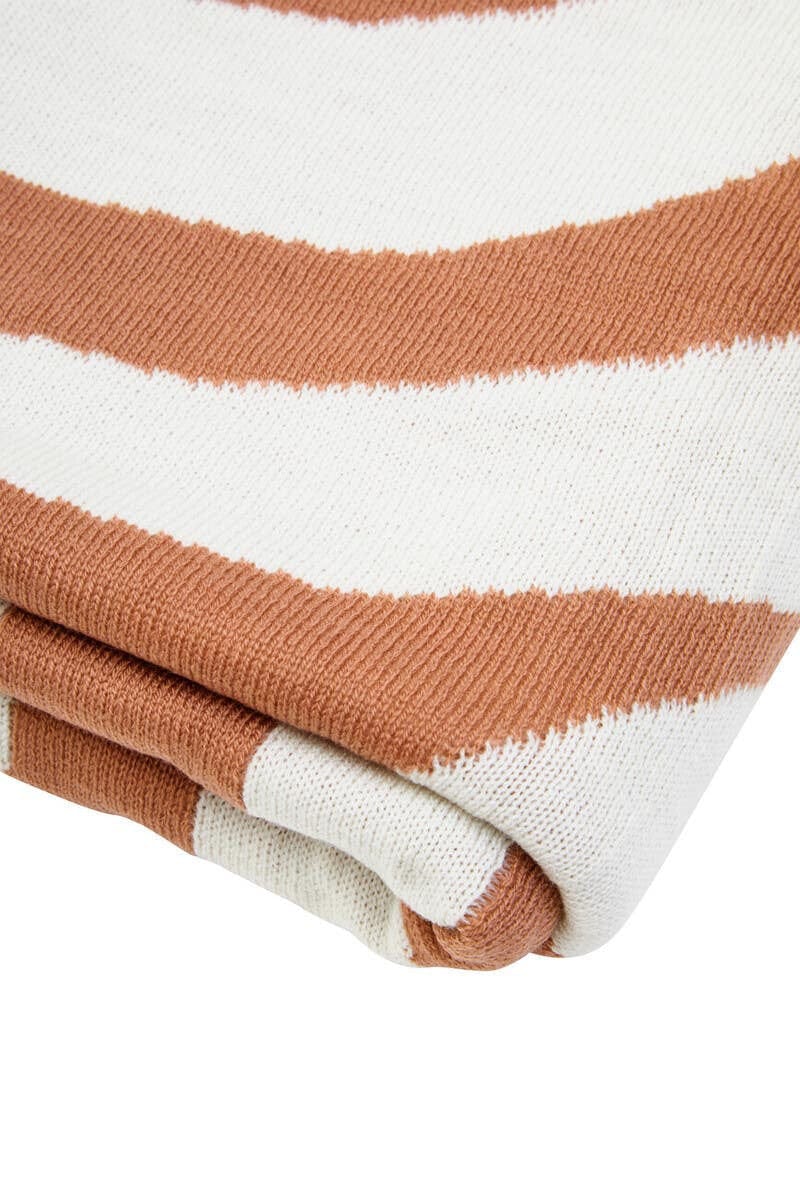 Bosie Ozella Natural And Terracotta Throw - Image 4