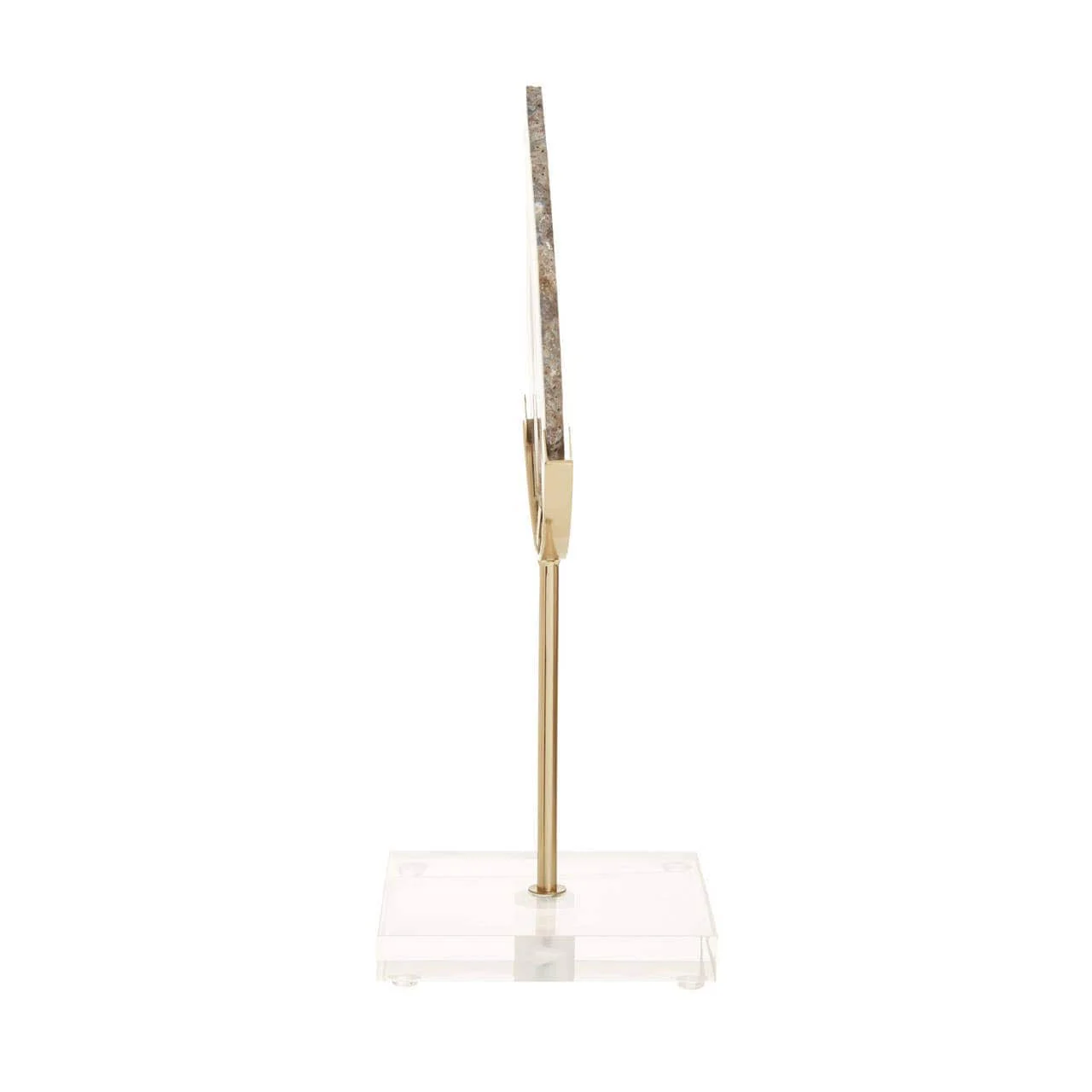 Bowerbird Black And Gold Agate Sculpture - Image 3