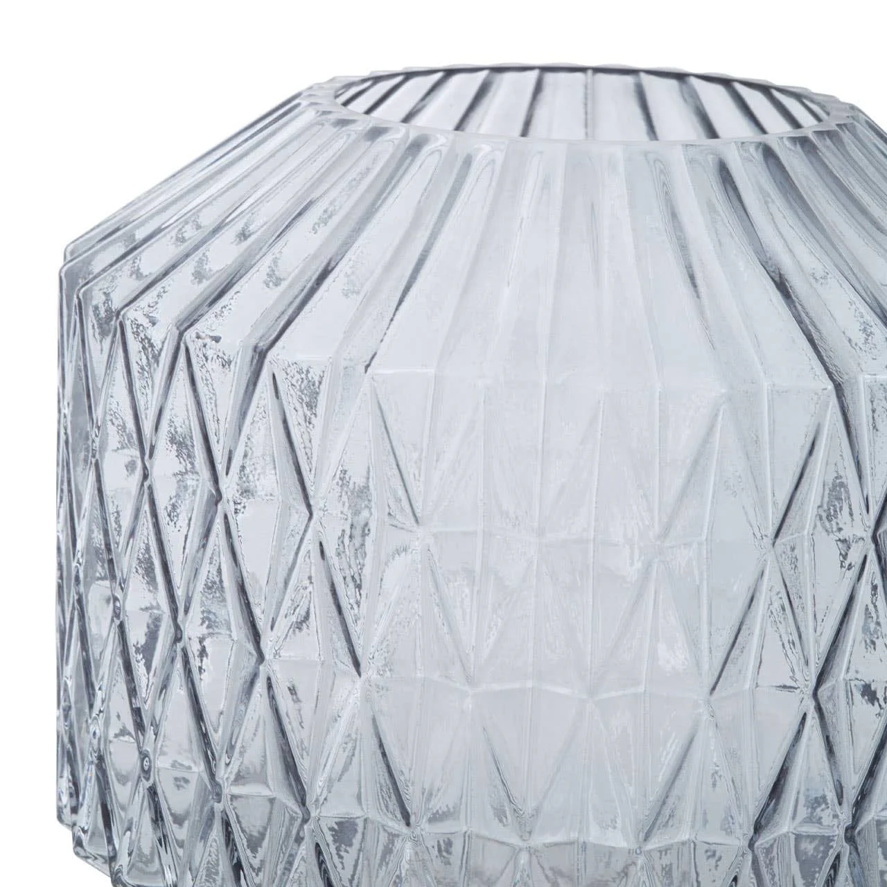 Brice Large Grey Glass Vase - Image 4