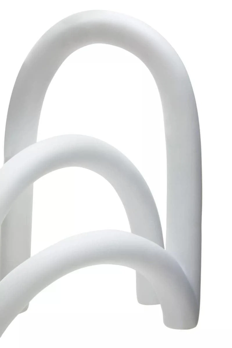 Broc White Arched Sculpture - Image 4