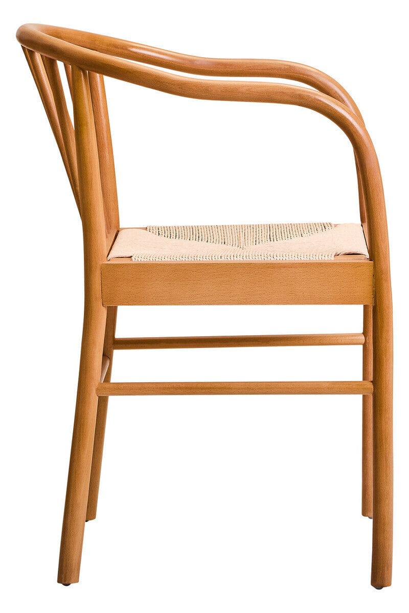 Cebu Natural Rope and Beech Wood Chair - Image 3