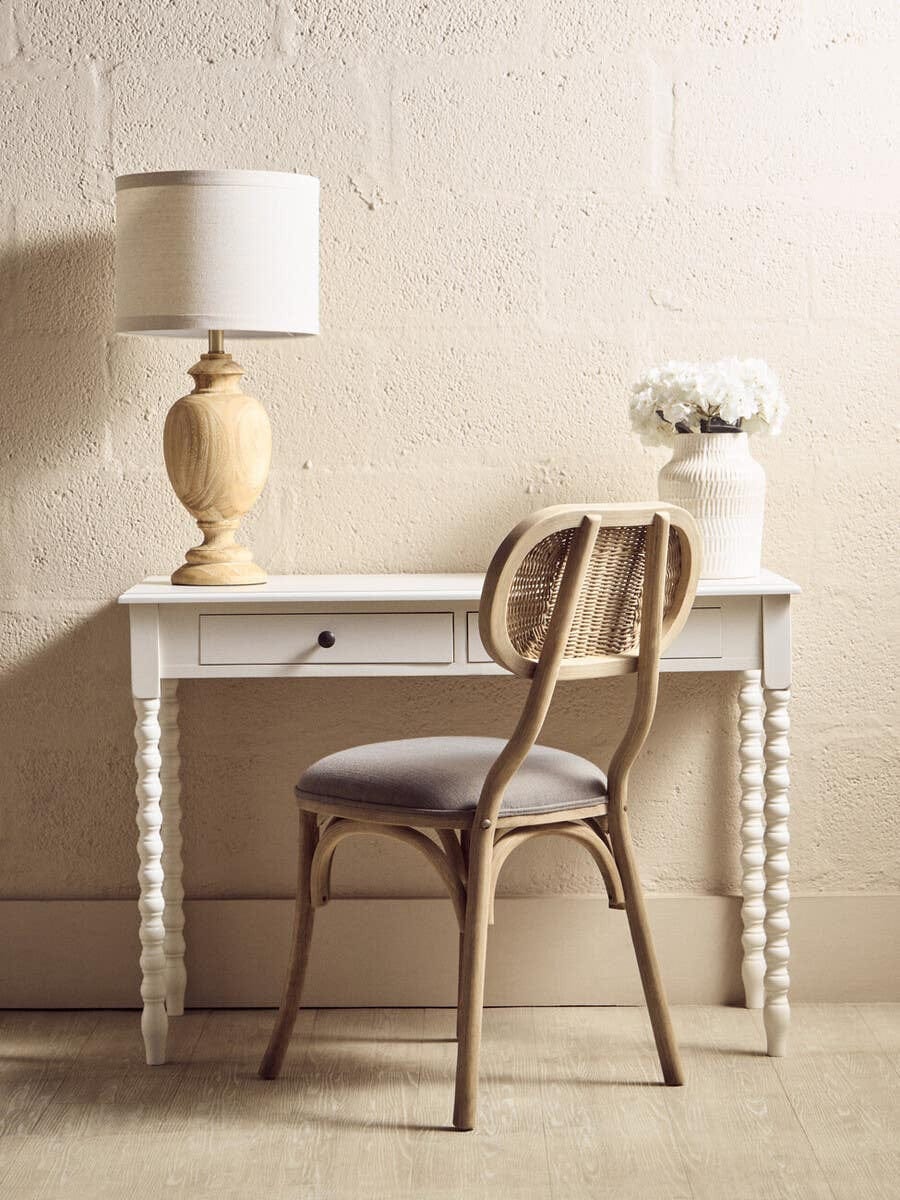 Cebu Grey Wash Elm Wood Dining Chair - Image 11