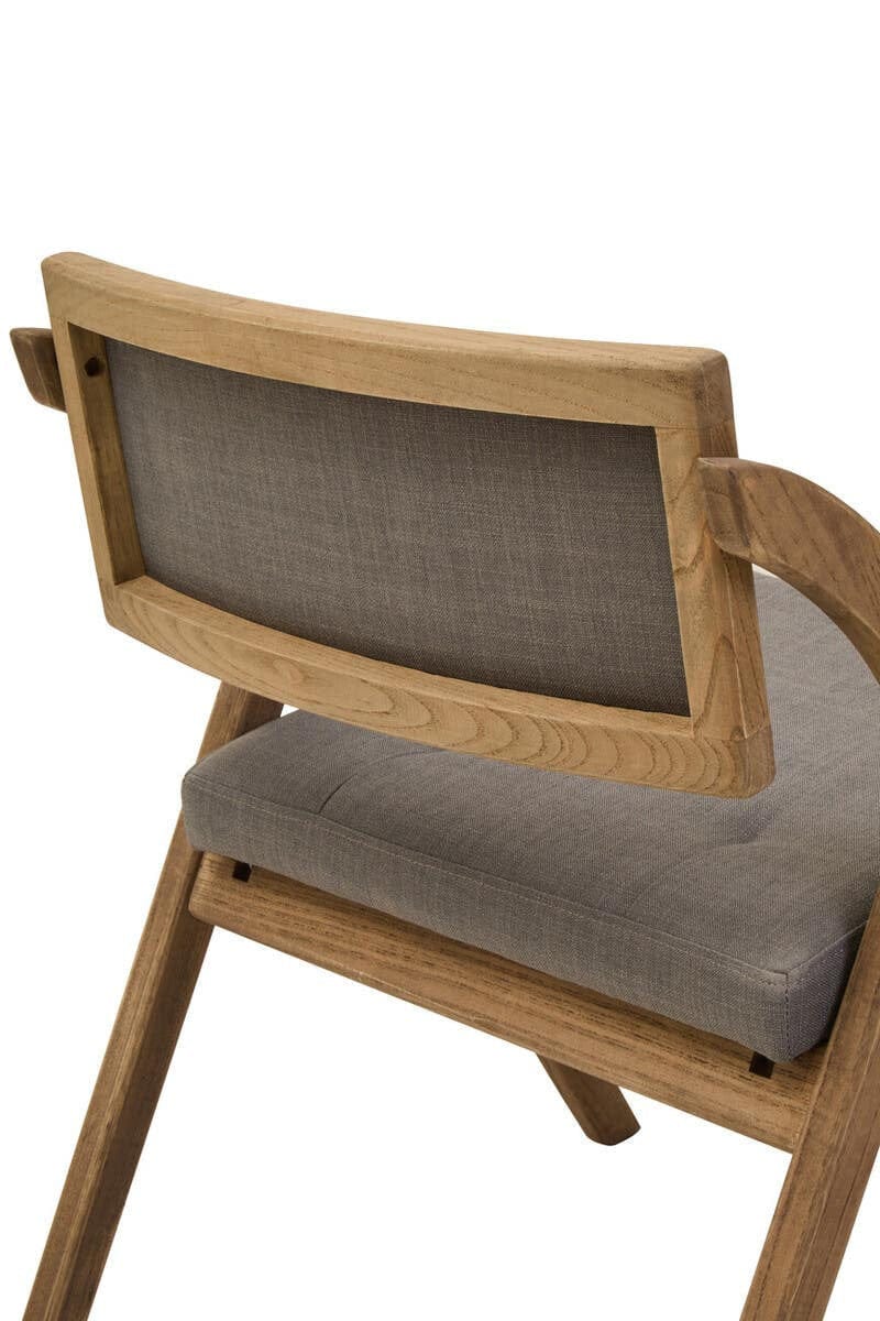 Cebu Grey Wash Elm Wood Folding Chair - Image 11