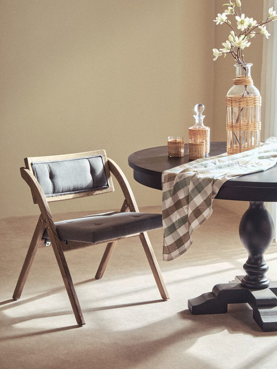 Cebu Grey Wash Elm Wood Folding Chair - Image 16