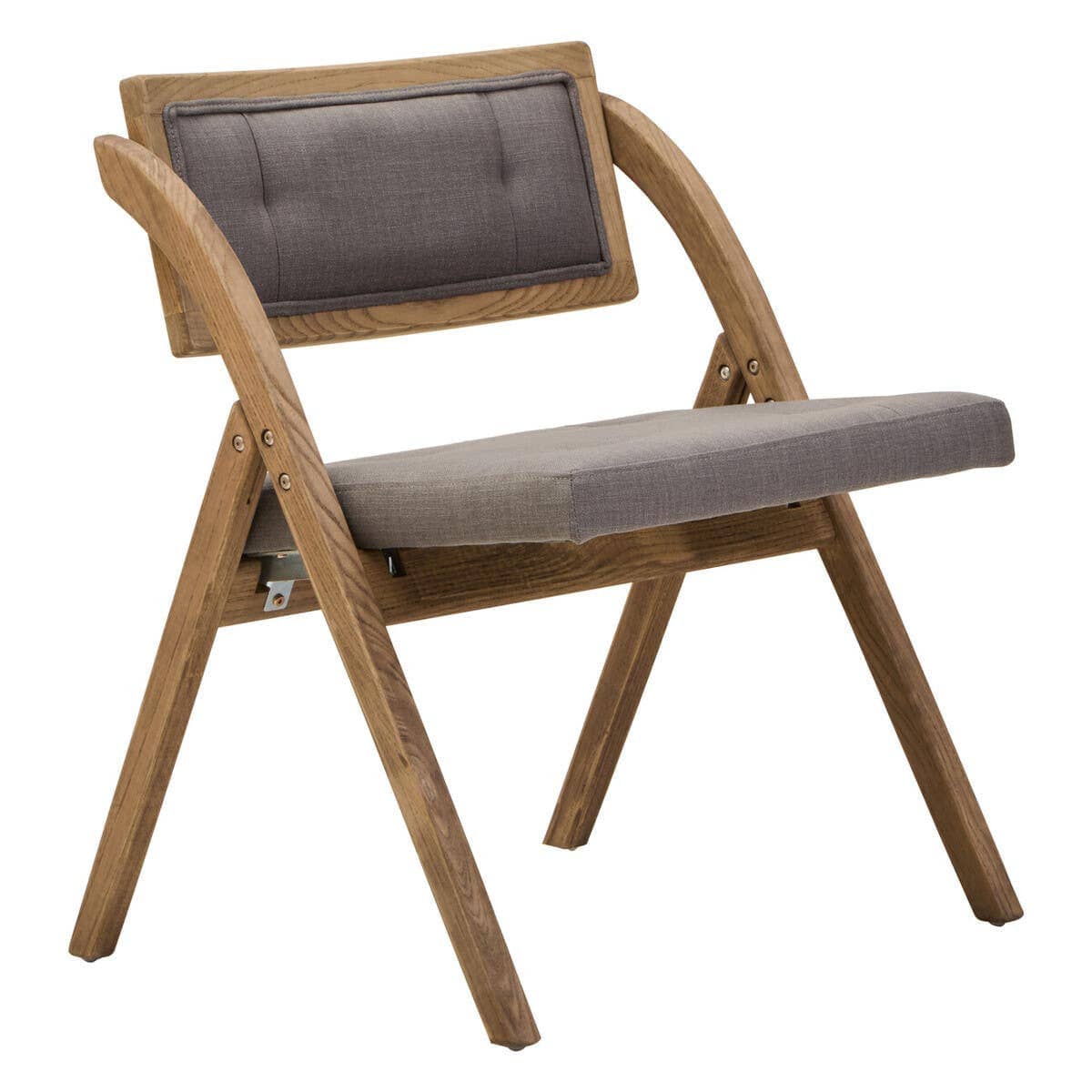 Cebu Grey Wash Elm Wood Folding Chair - Image 5