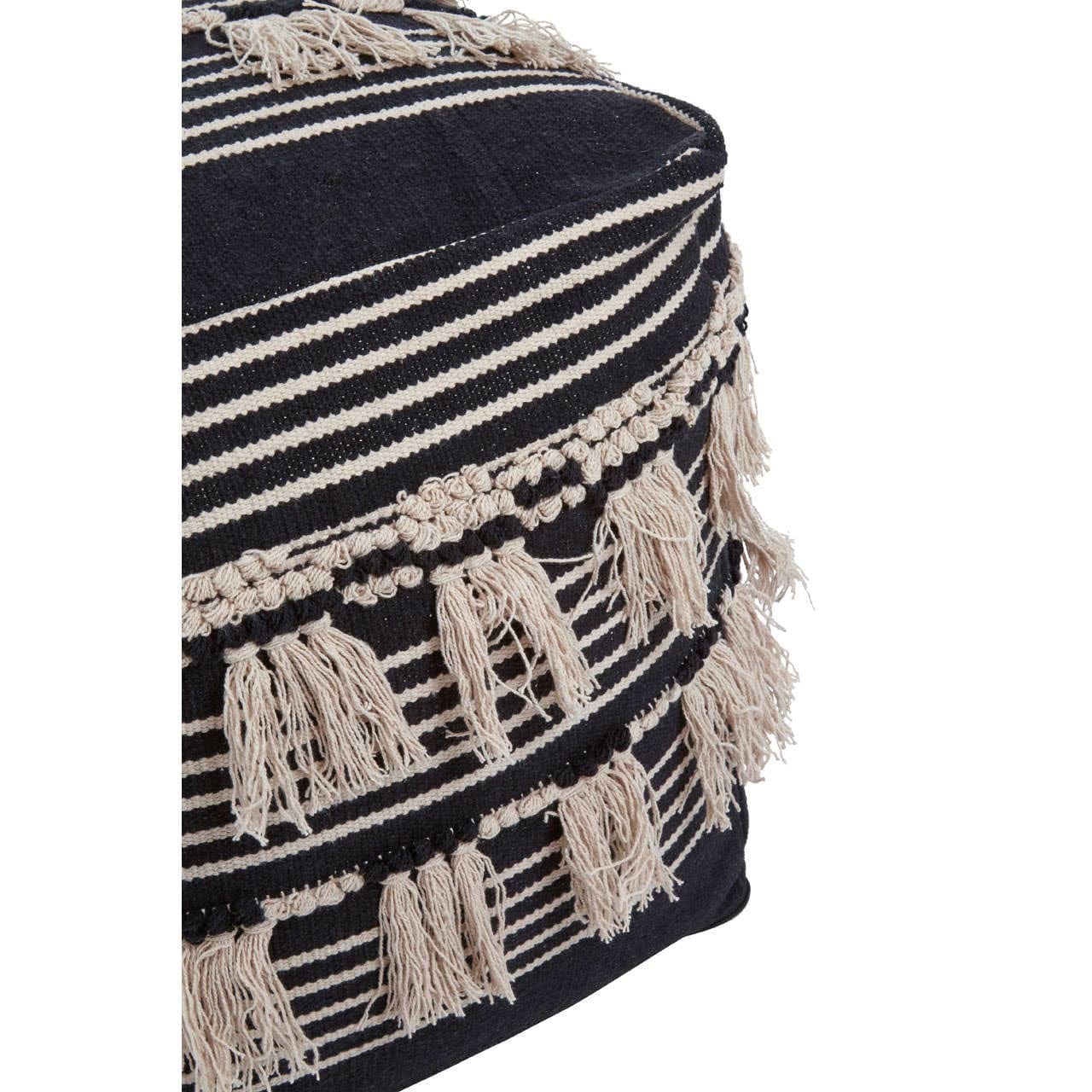 Cefena Black Pouffe - Image 7