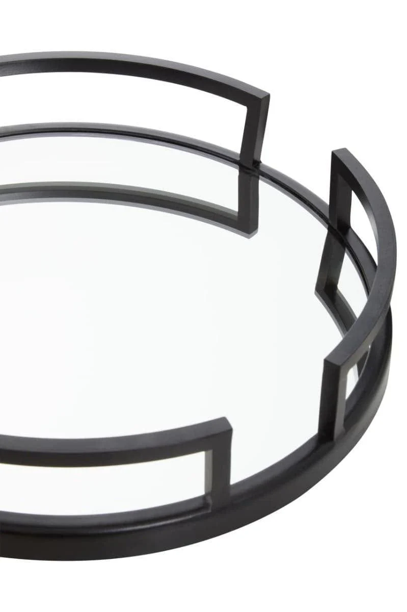 Cruzar Matte Black Mirrored Tray - Image 8