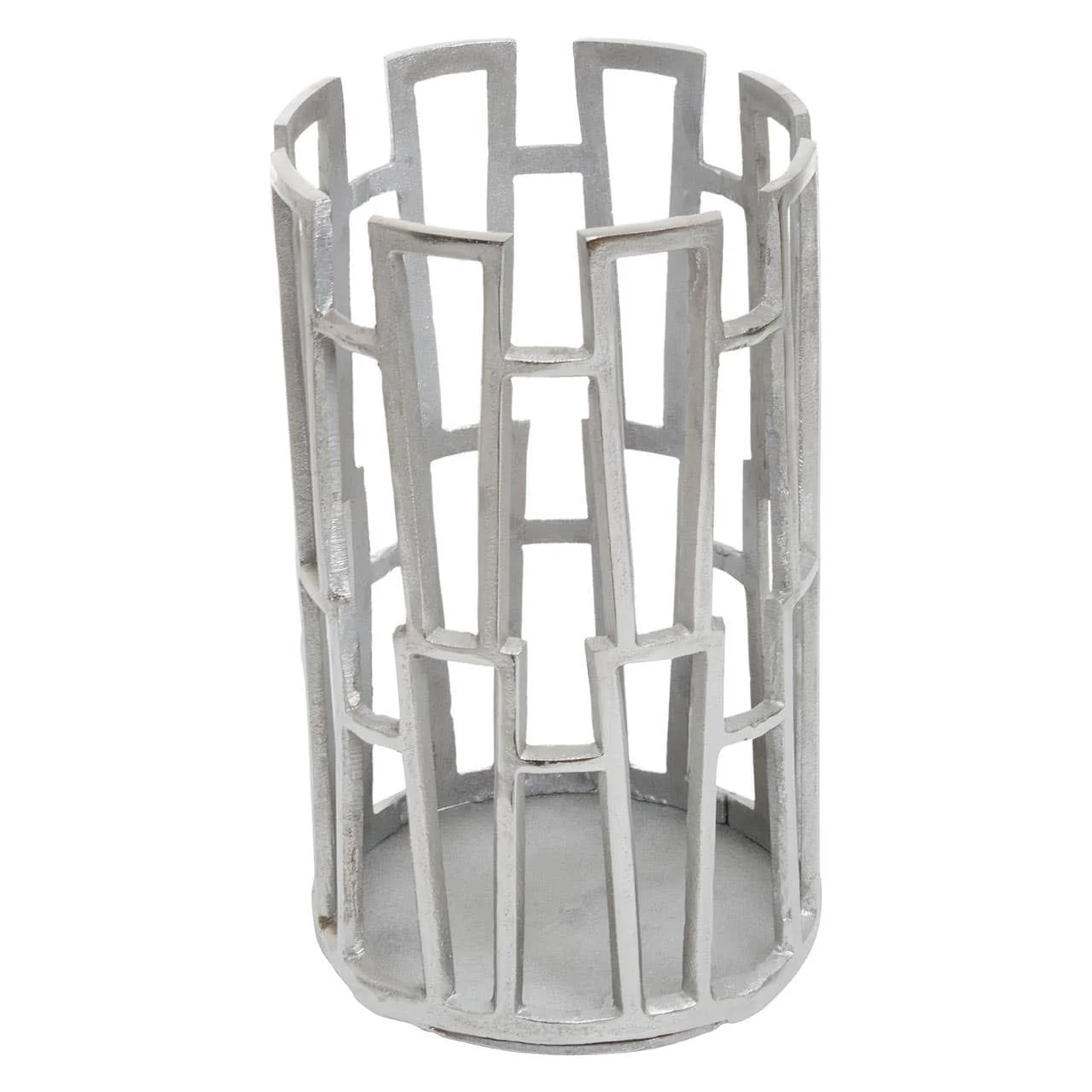 Delphi Large Silver Finish Candle Holder - Image 2