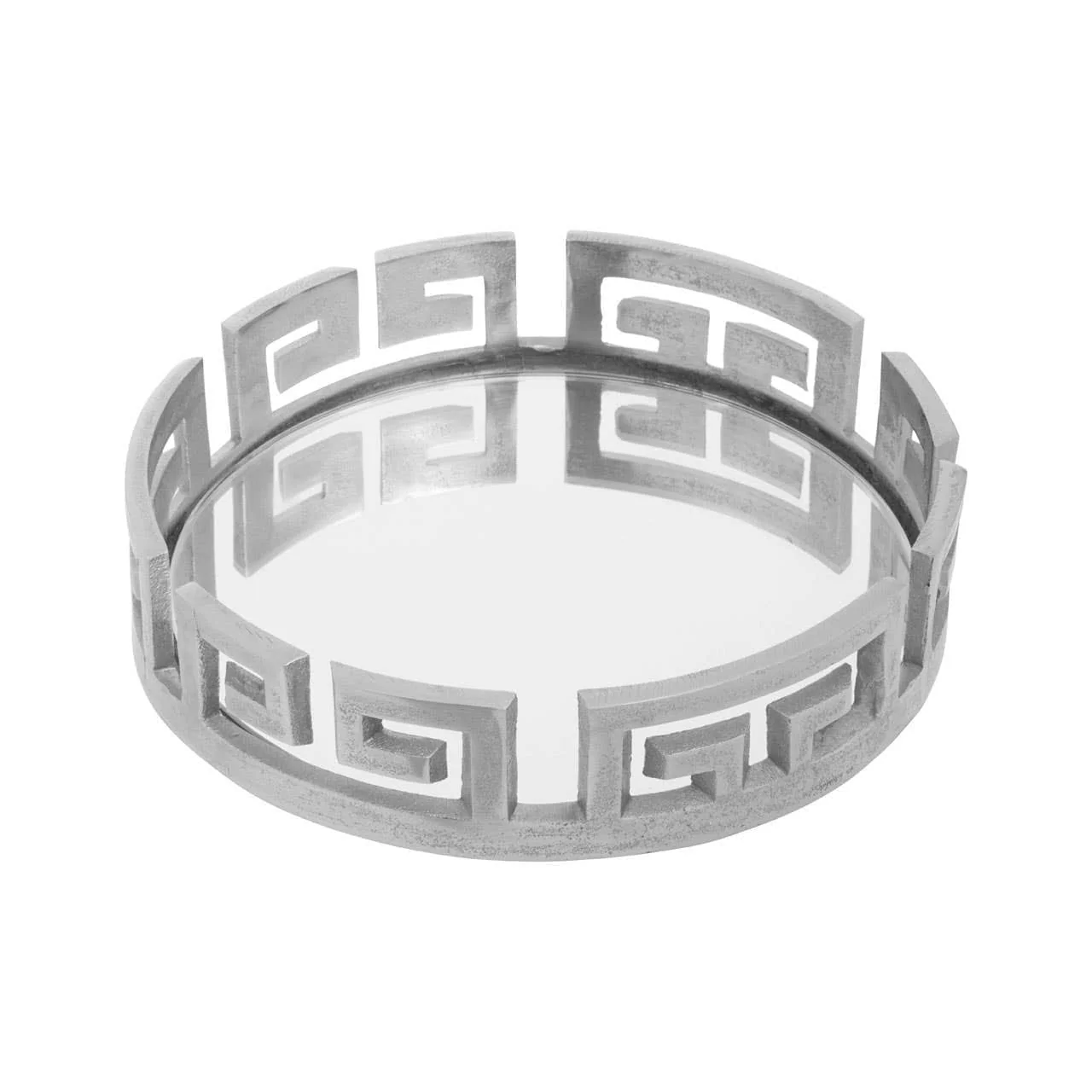 Delphi Round Silver Finish Tray - Image 2