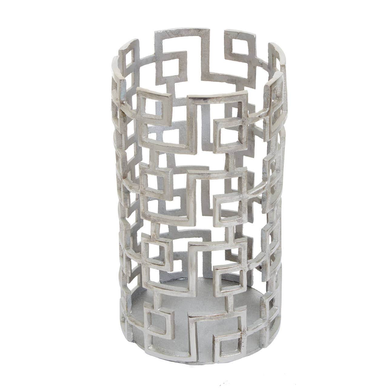 Delphi Small Candle Holder in Silver Finish - Image 2