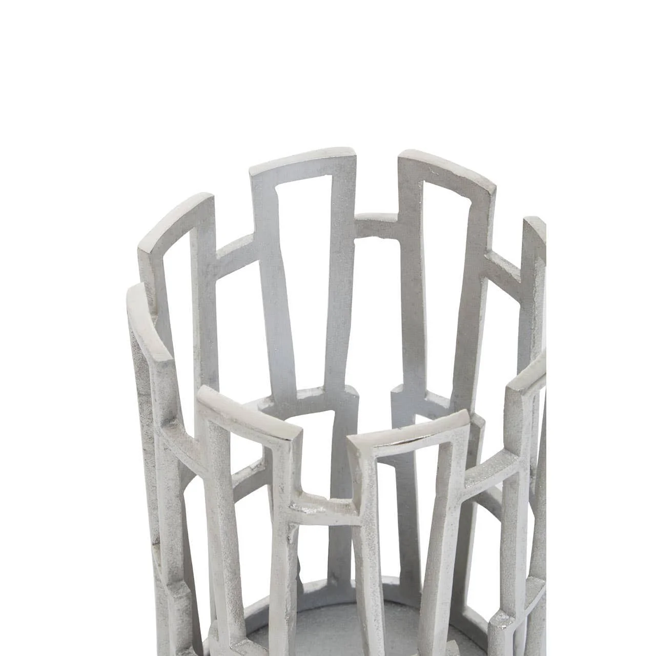 Delphi Small Silver Finish Candle Holder - Image 4
