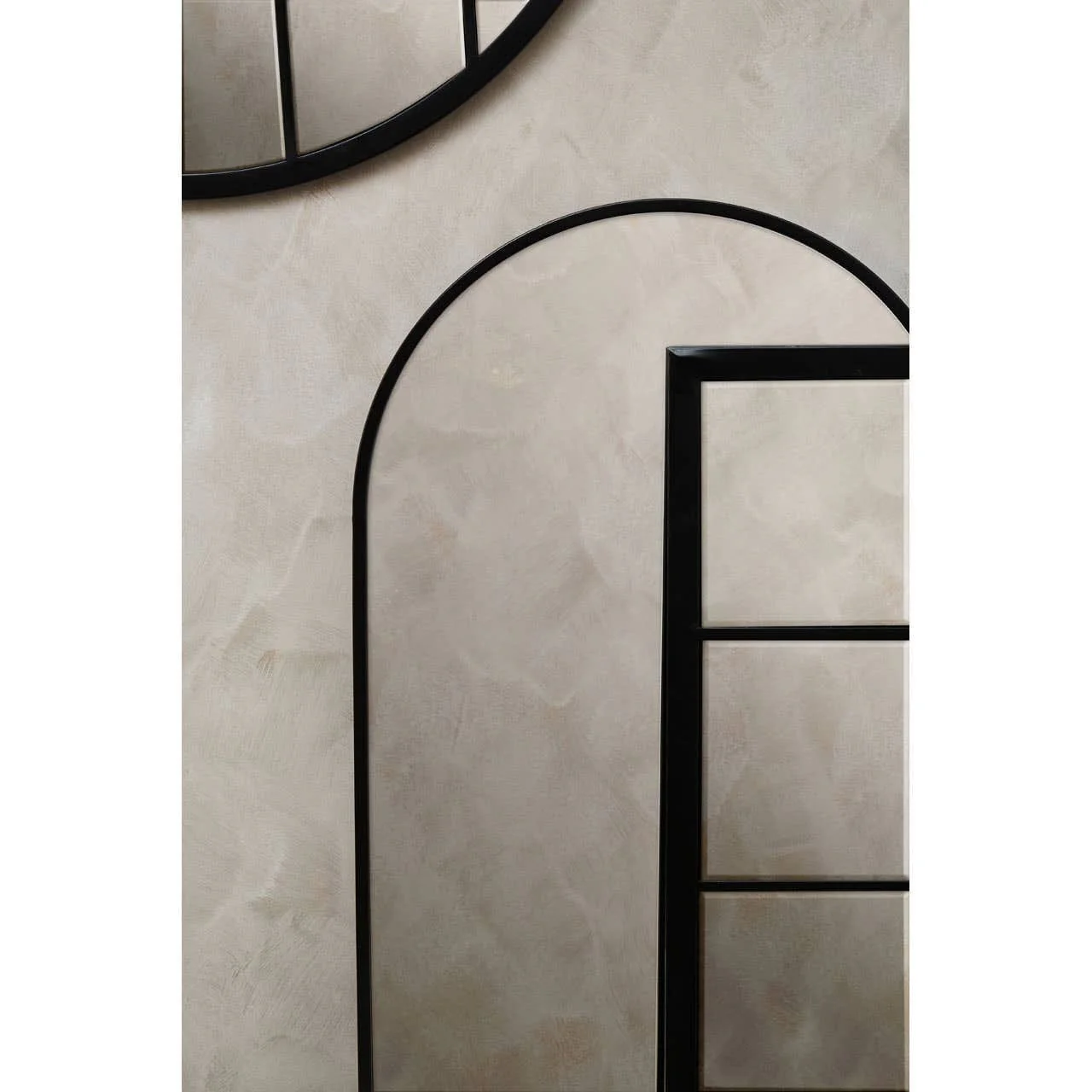 Descartes Black Frame Wall Mirror - Image 11