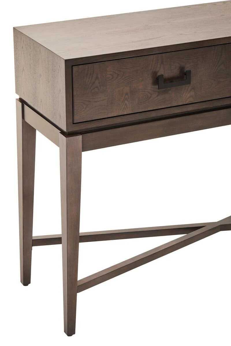 Dimaro Antique Grey Two Drawer Console Table - Image 7