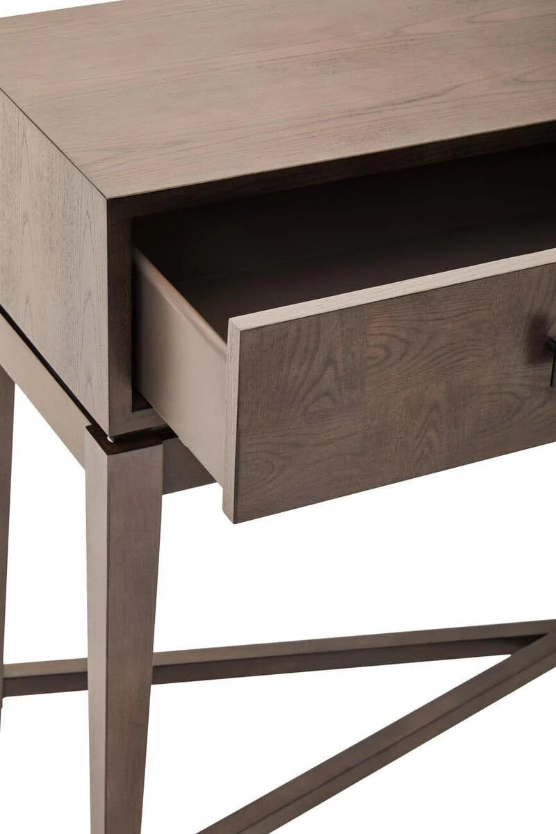 Dimaro Antique Grey Two Drawer Console Table - Image 9