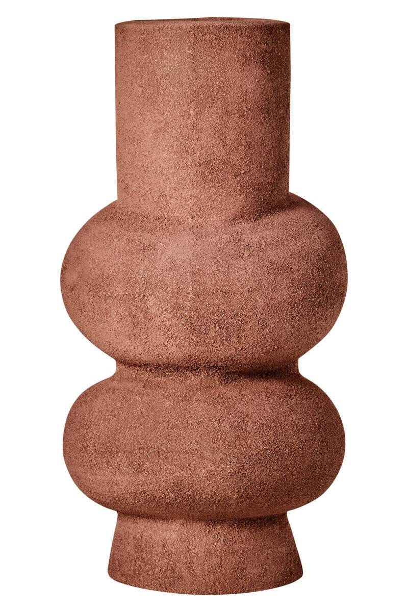 Dunas Large Textured Red Bubble Vase - Image 3