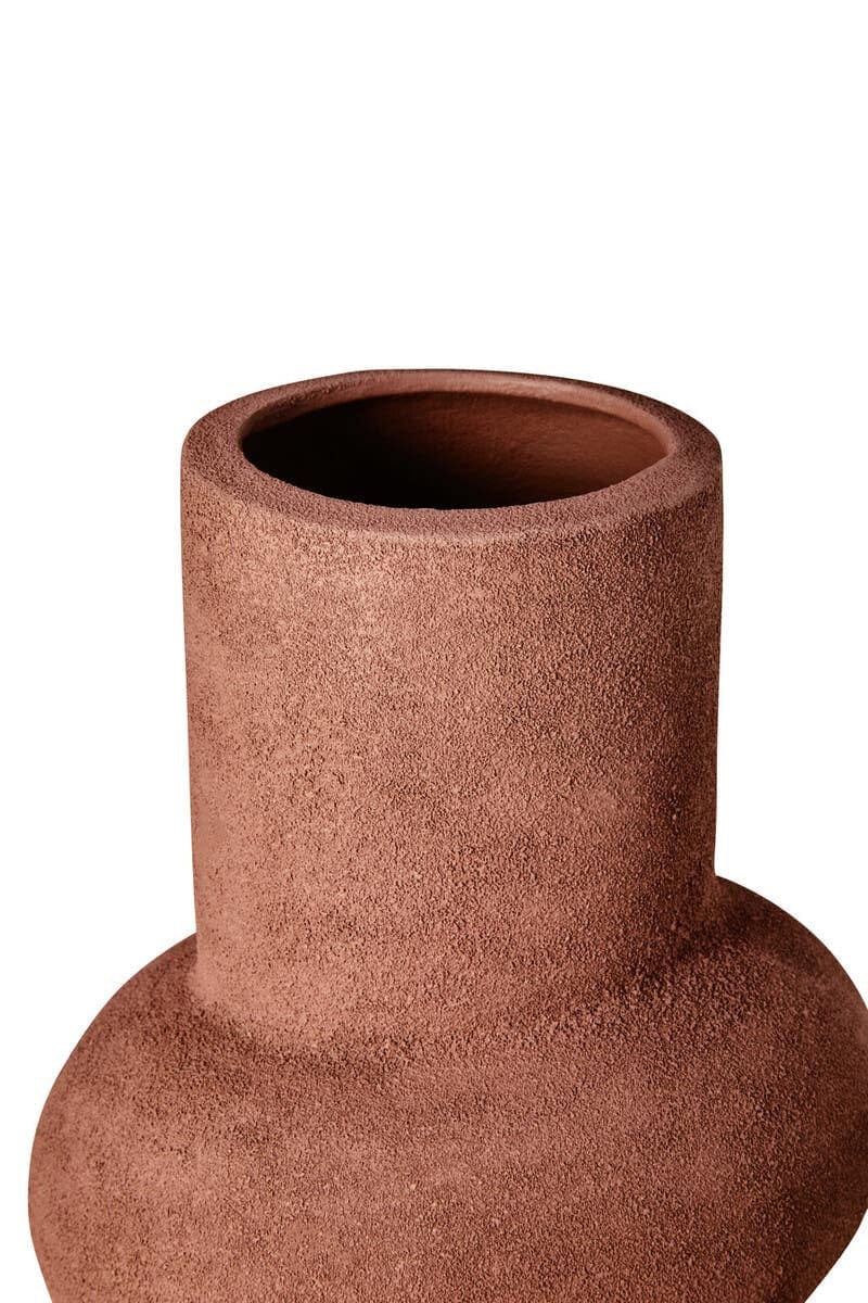 Dunas Large Textured Red Bubble Vase - Image 6
