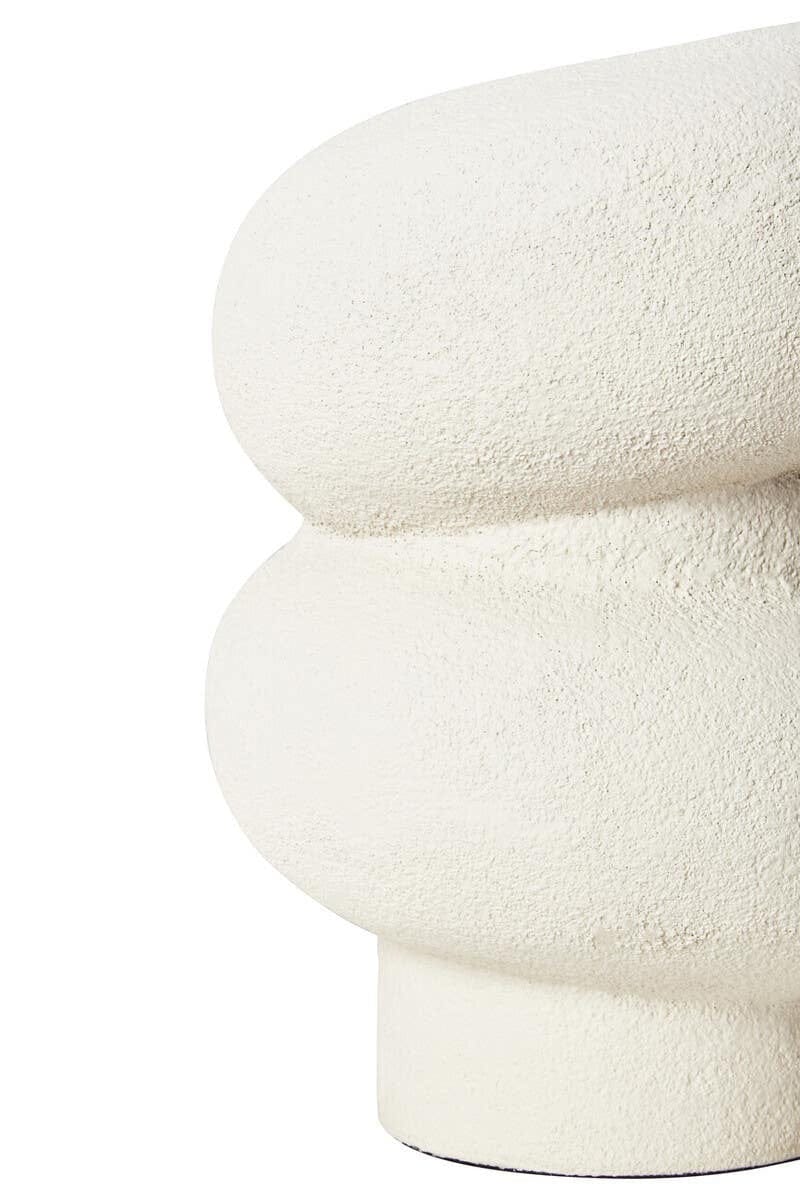 Dunas Small Textured White Bubble Vase - Image 5
