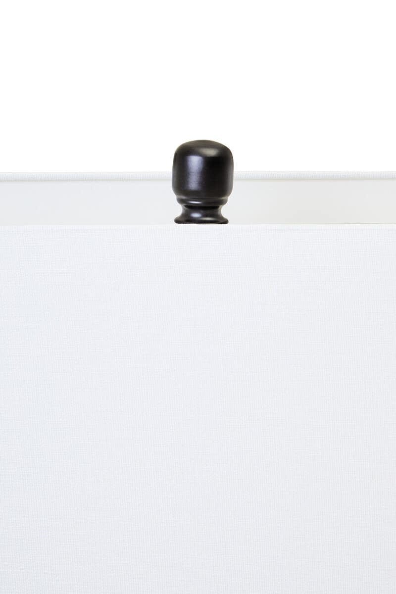 Elana Clear Glass Table Lamp With Matte Black Base - Image 7