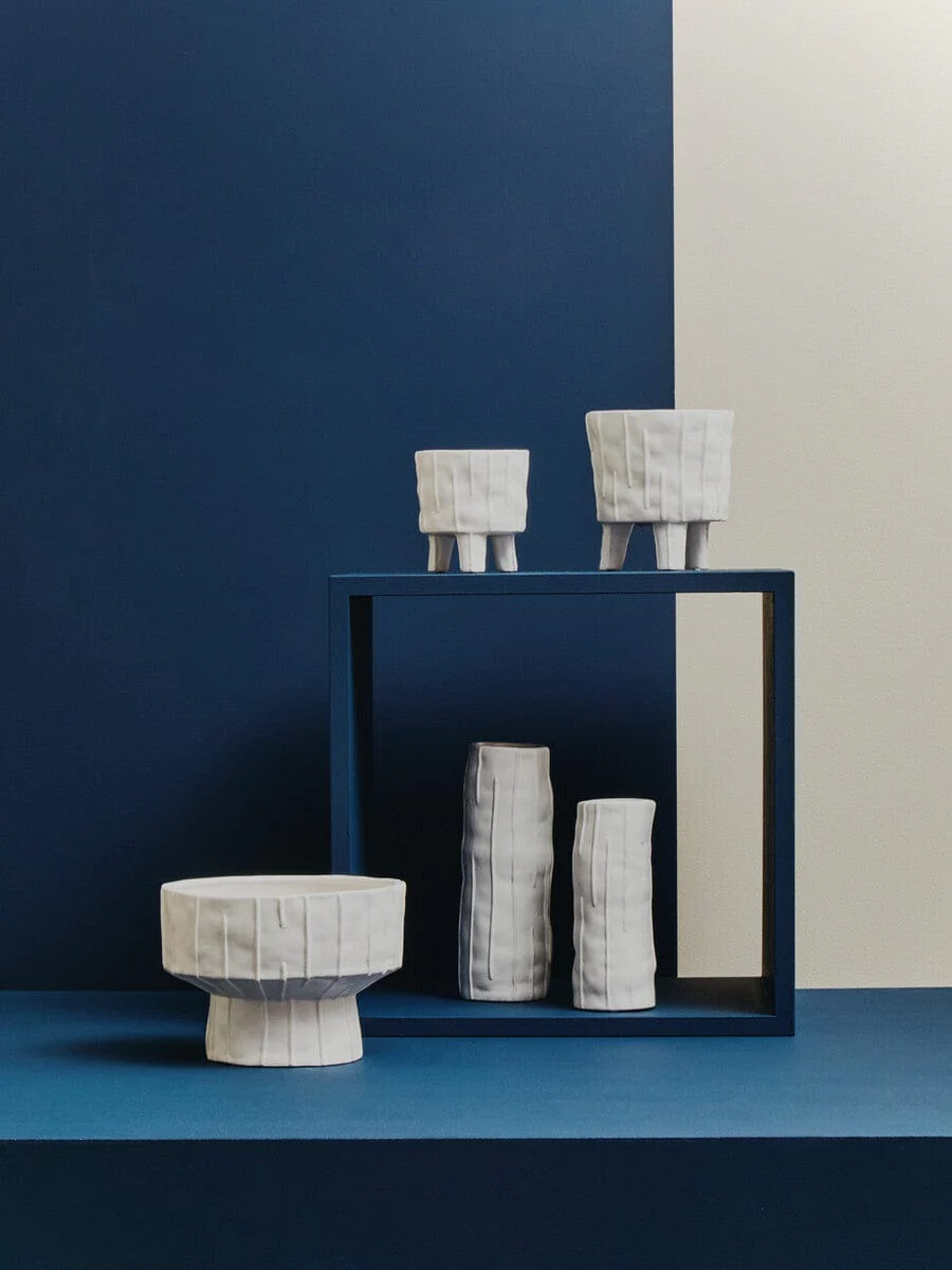 Fara White Small Planter - Image 11