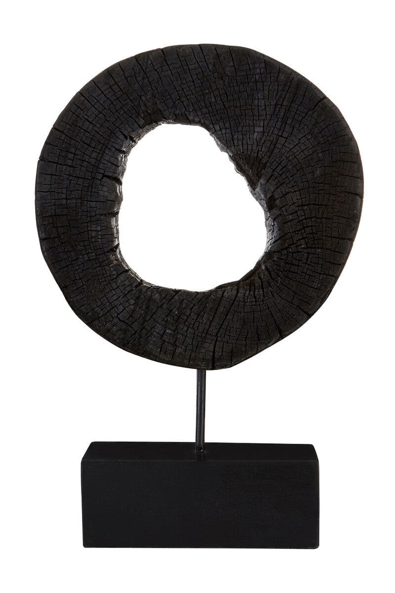 Fidel Small Rustic Mango Wood Sculpture On Stand - Image 17