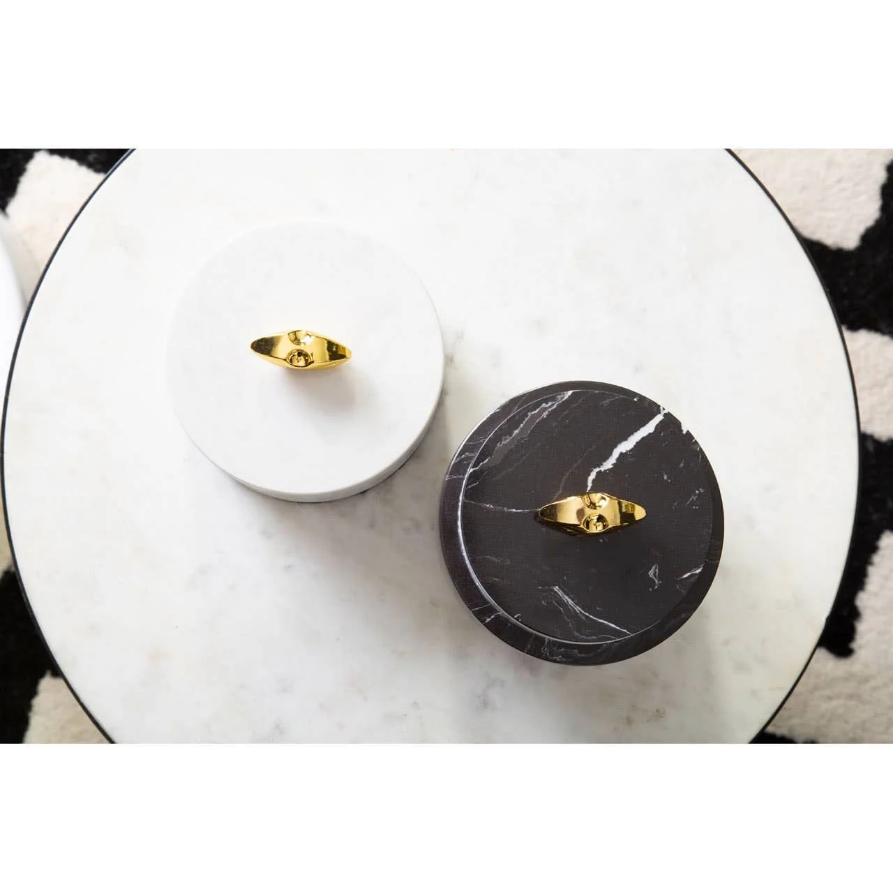 Flos White Marble Storage Jar - Image 7