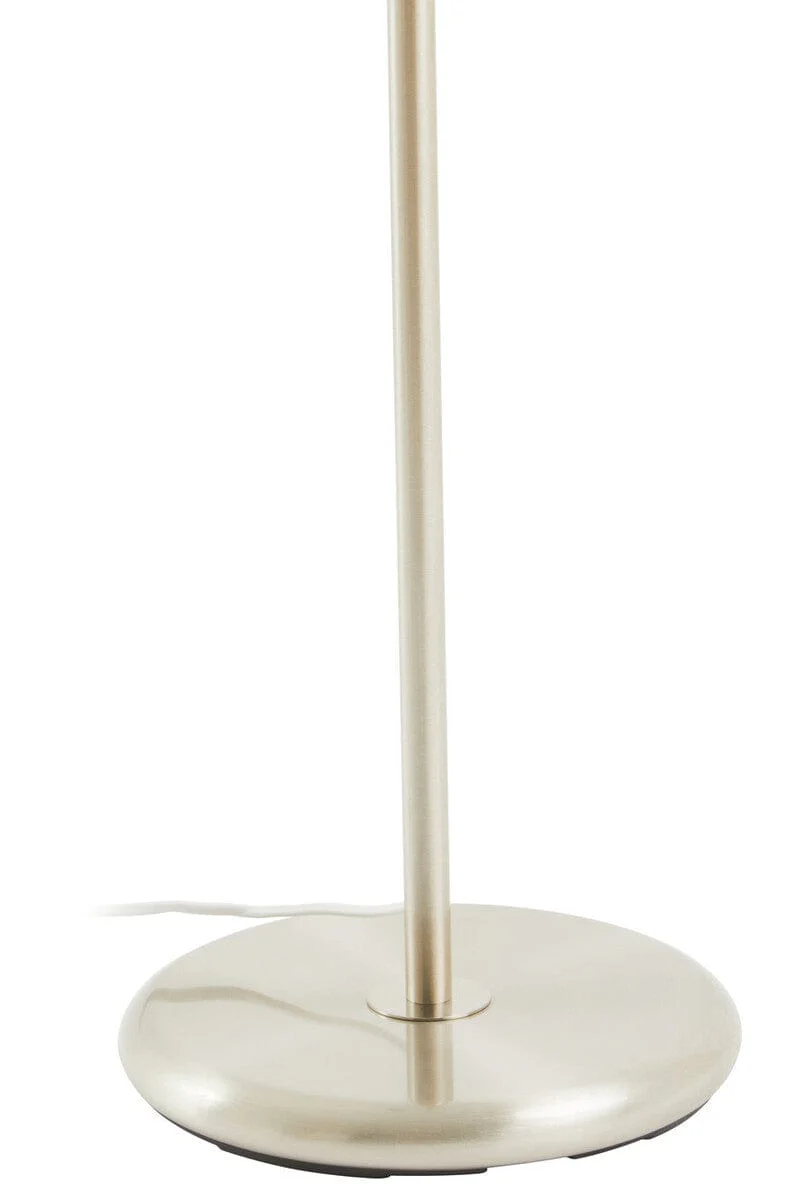 Forma Chrome Floor Lamp with Cream Shade - Image 7