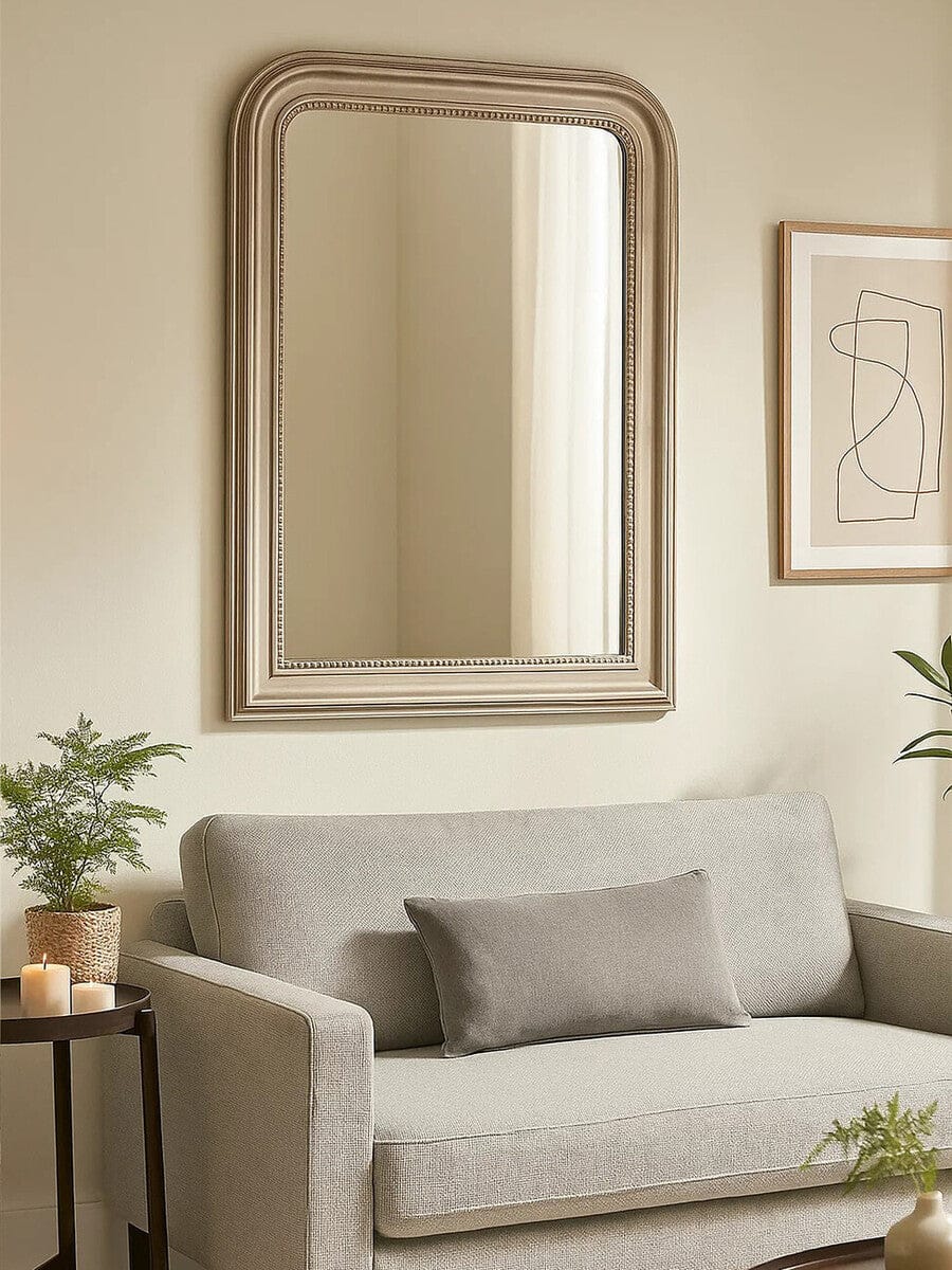 Gaia Silver Frame Wall Mirror - Image 6
