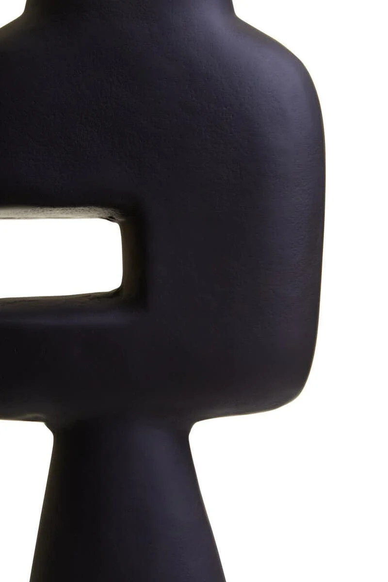 Hapax Abstract Large Black Vase - Image 5