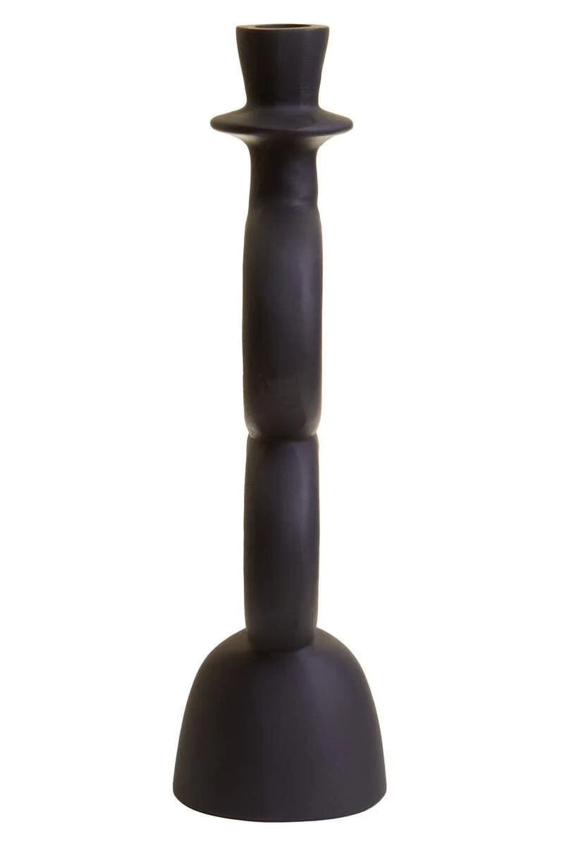 Hapax Large Black Candle Holder - Image 3