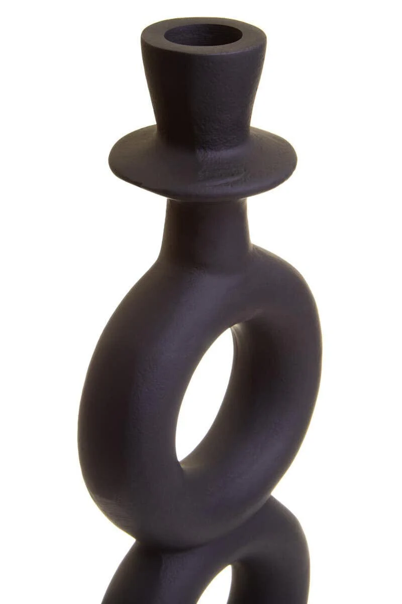 Hapax Large Black Candle Holder - Image 5