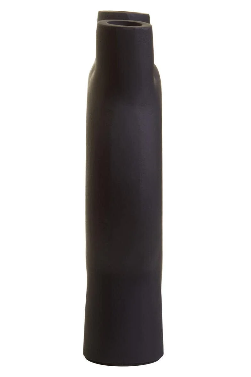 Hapax Small Black Candle Holder - Image 3