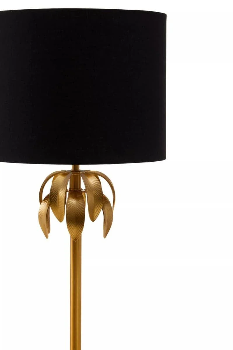 Herta Gold Finish Palm Tree Design Table Lamp - Image 4