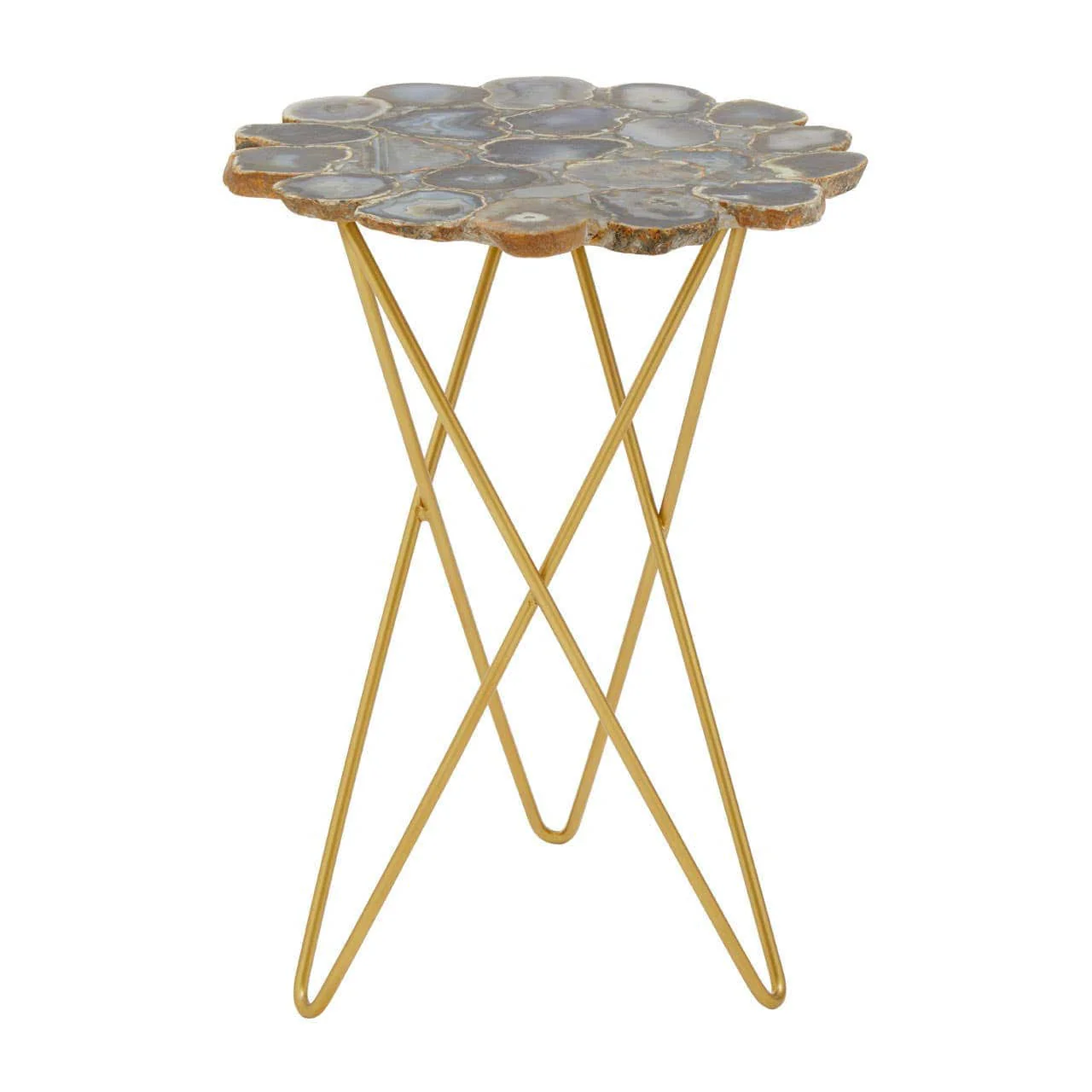 Jaipur Side Table with Agate Top - Image 3