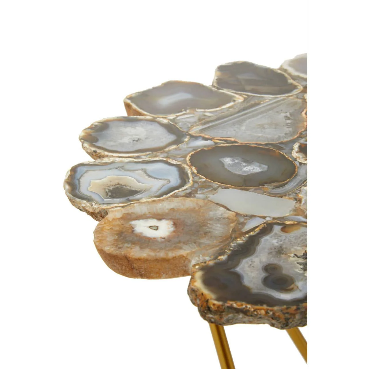 Jaipur Side Table with Agate Top - Image 5