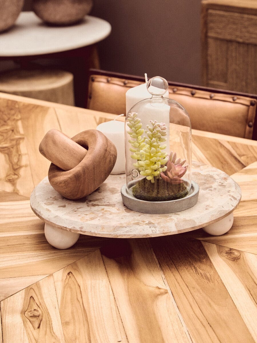 Kendari Natural Teak Wood Dining Table - Image 9