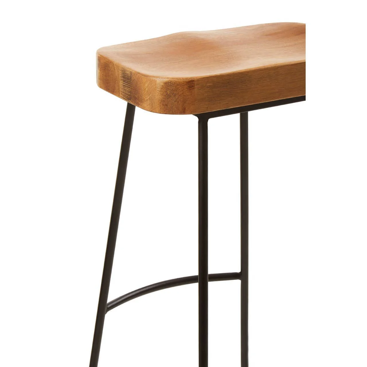 Lyon Oak Wood Bar Stool - Image 4