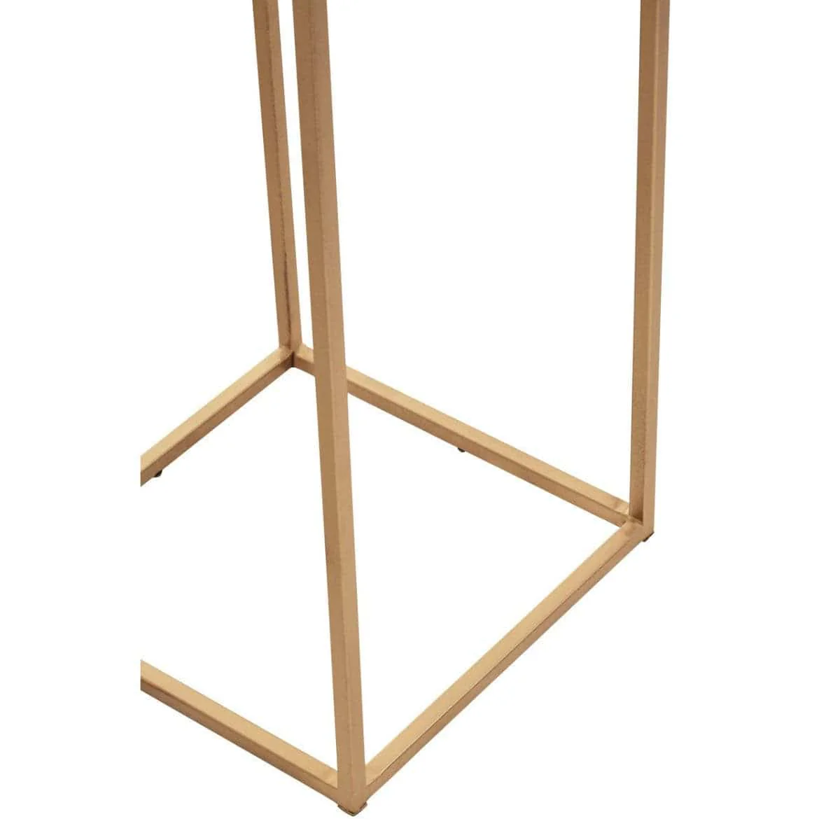 Mandoli Nest Of 2 White Marble Top Square Side Tables - Image 8