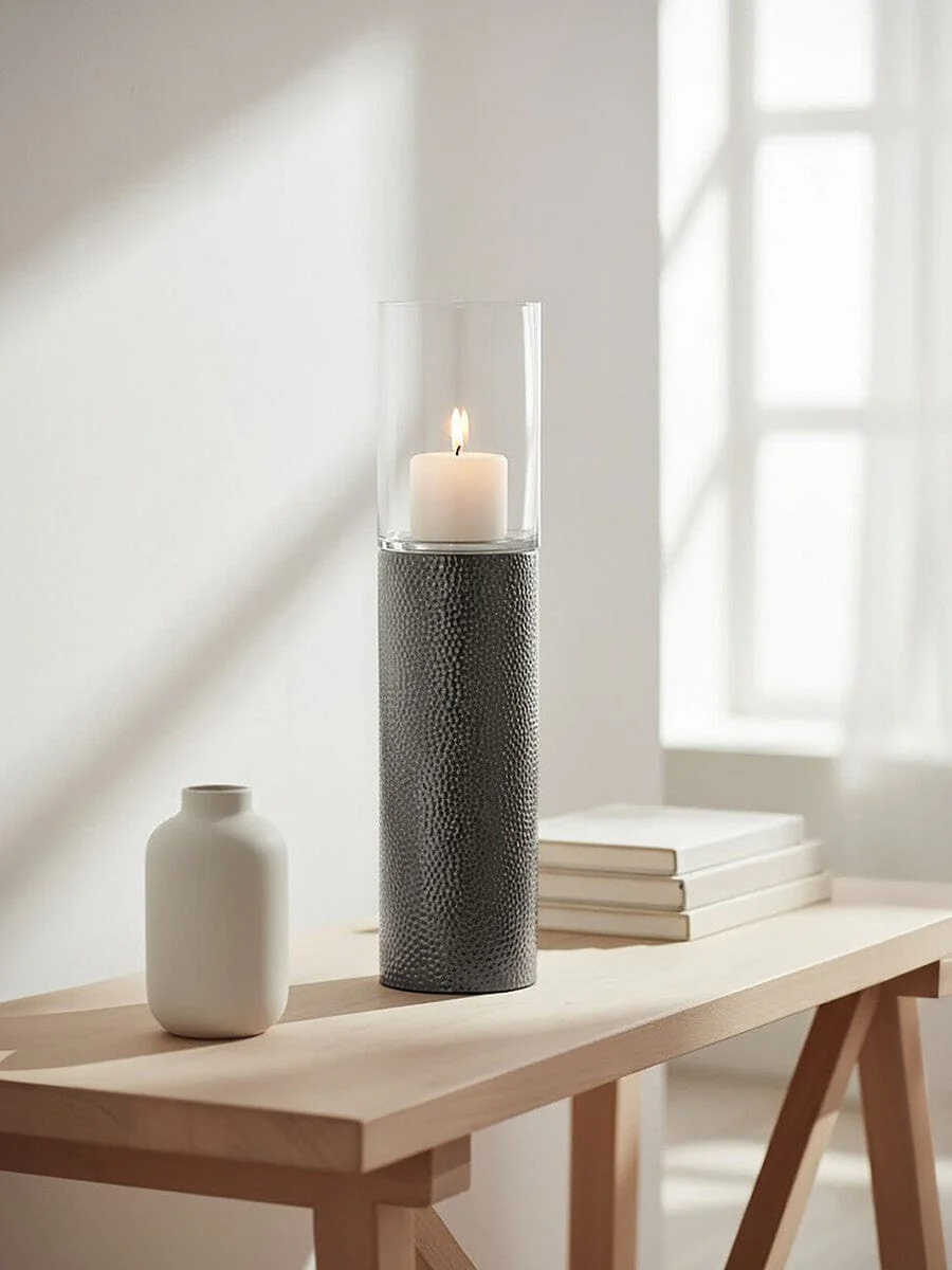 Martele Large Pillar Candle Holder - Image 5