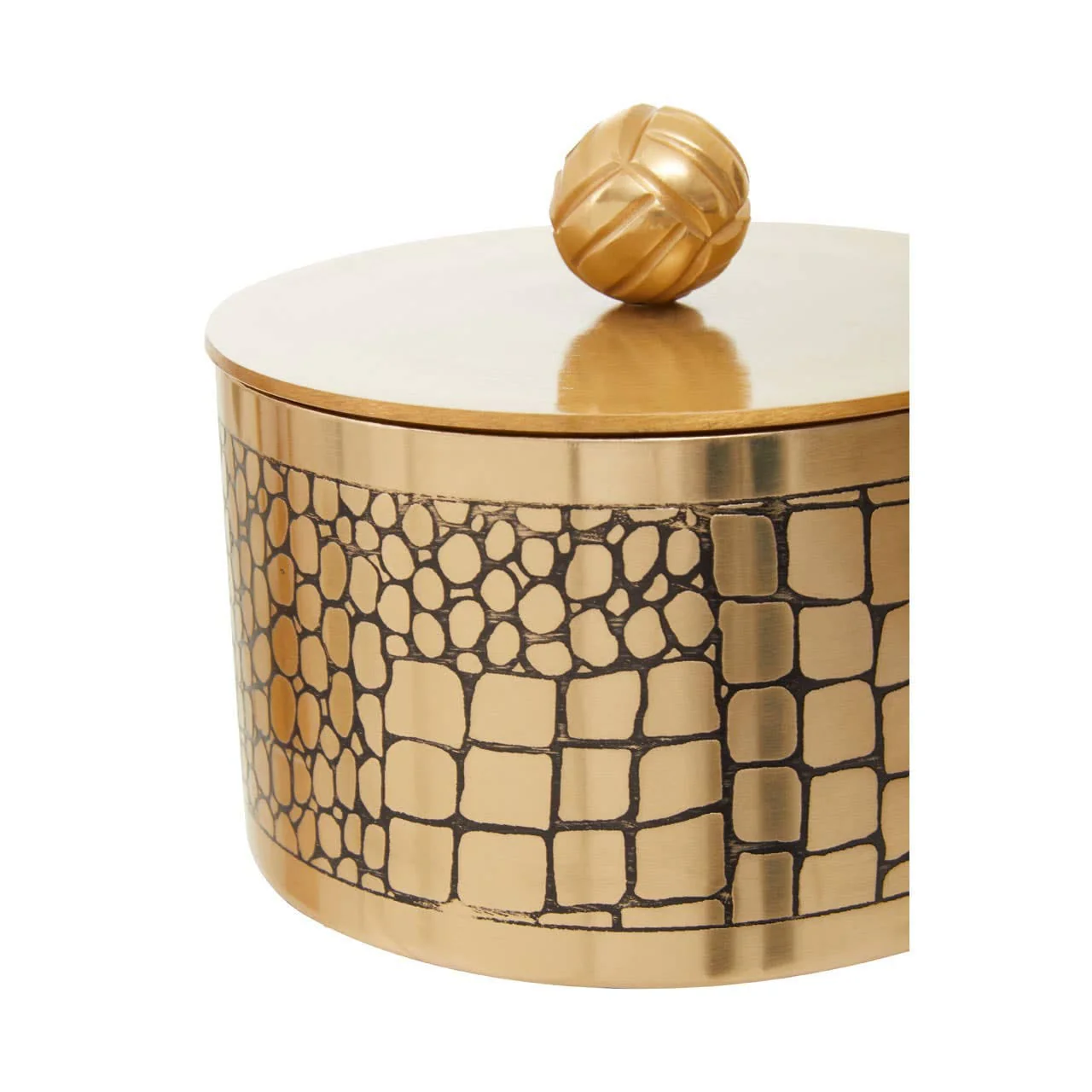 Meko Large Croc Pattern Trinket Box - Image 5