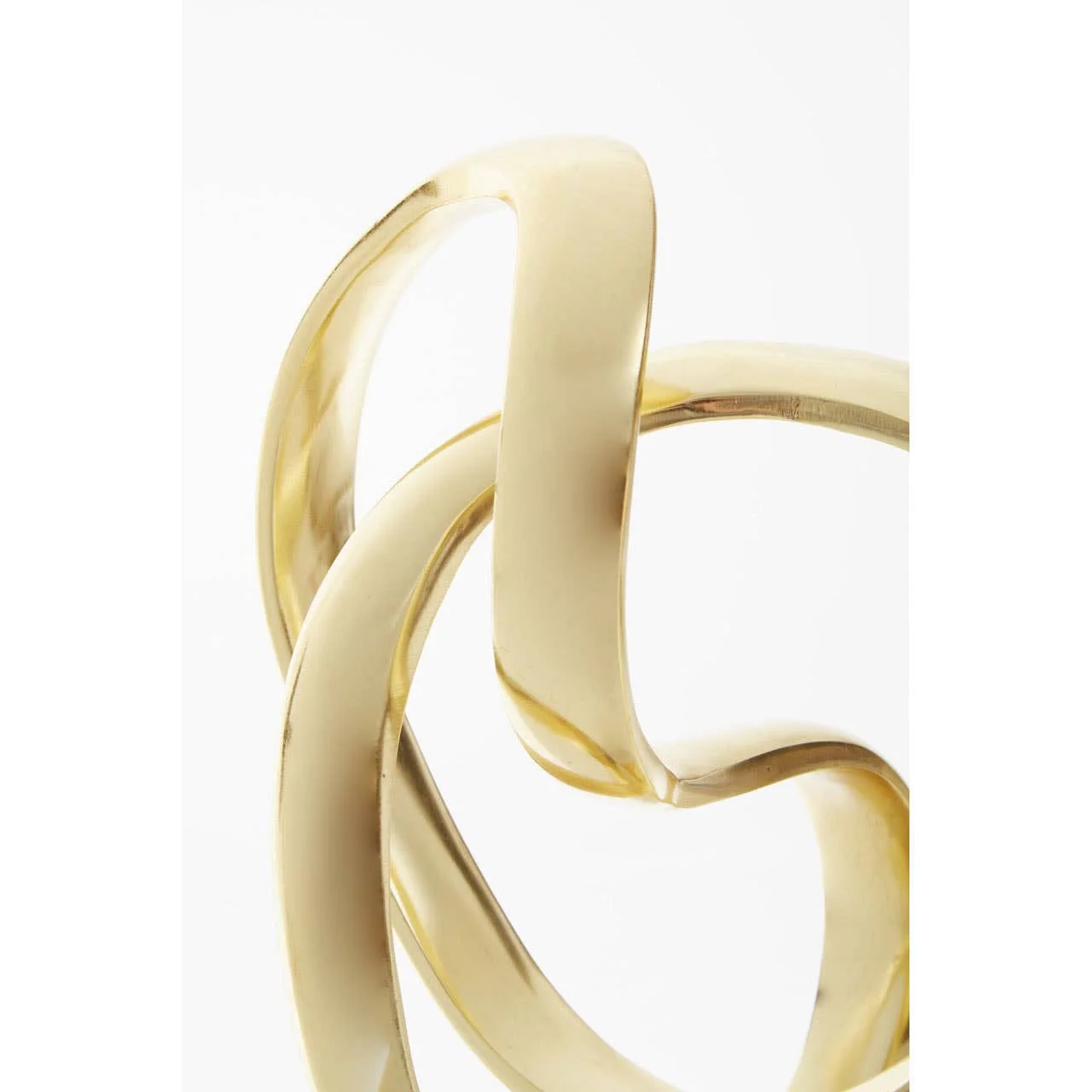 Mirano Gold Finish Knot Sculpture - Image 4