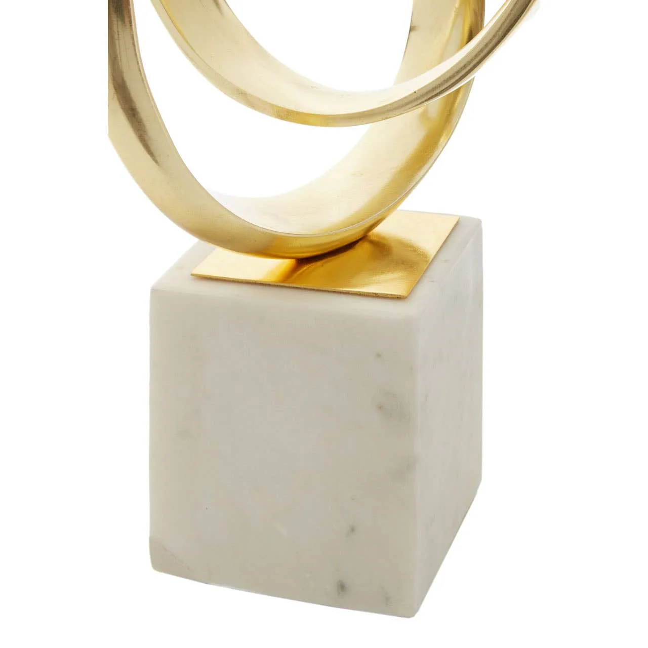 Mirano Gold Finish Knot Sculpture - Image 7